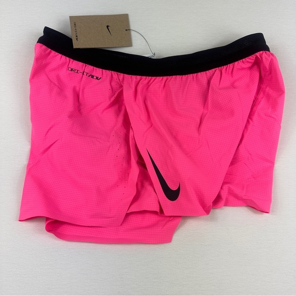 Nike AeroSwift Standard Fit 2” length Running Shorts Hyper Pink Men L new - Picture 6 of 8